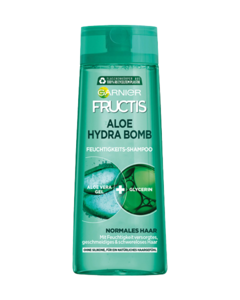 Garnier Fructis Aloe Hydra Bomb Feuchtigkeits ­Shampoo, fuer normales Haar, 250ml